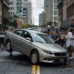 Car flipped, dozens arrested as large crowd takes part in Mifflin Street Block Party