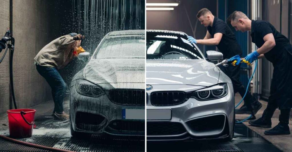 DIY vs. Professional Car Washing 